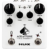 L95206000001000 - NUX Ace of Tone Dual Overdrive Effects Pedal White