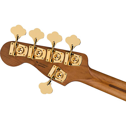 Fender MonoNeon Jazz Bass V Guitar - Fluorescent Yellow