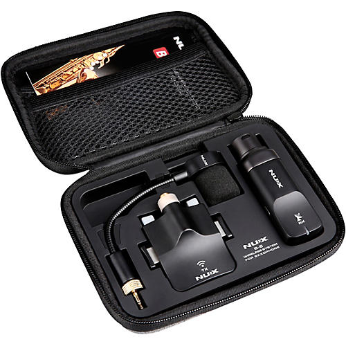 NUX B-6 2.4GHz Wireless Saxophone Microphone System Black