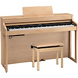L96270000003000 - Roland HP702 Digital Upright Piano With Bench Light Oak