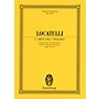 Eulenburg L'Arte del Violino Op. 3, Nos. 5-8 Study Score Series Composed by Pietro Antonio Locatelli
