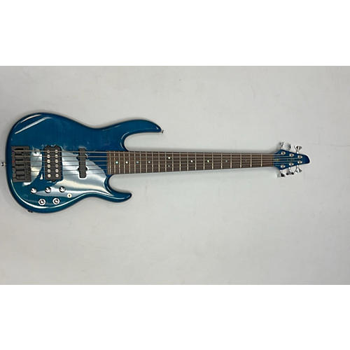 Carvin LB76 Electric Bass Guitar Trans Blue