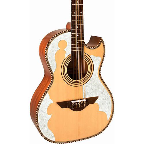 H. Jimenez LBQ Acoustic Bajo Quinto Gloss Natural