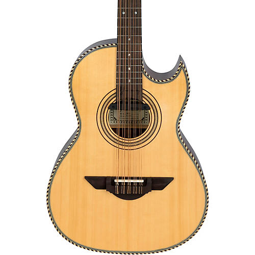 H. Jimenez LBQ1E El Estandar Acoustic-Electric Bajo Quinto Natural