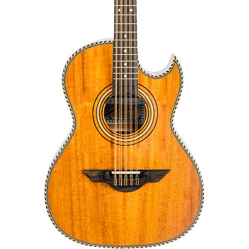 H. Jimenez LBQ1E El Estandar Mahogany Acoustic-Electric Bajo Quinto Natural