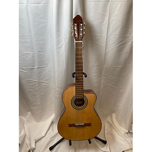 Lucero LC150SCE Classical Acoustic Electric Guitar Brown