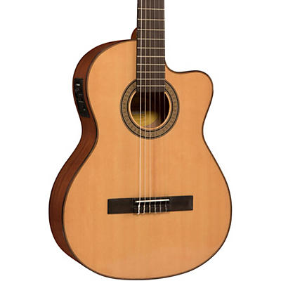 Lucero LC150Sce Spruce/Sapele Cutaway Acoustic-Electric Classical Guitar