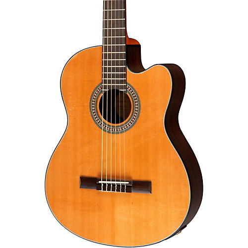 LC200SCE Rosewood/Cedar Acoustic-Electric Cutaway Classical Guitar