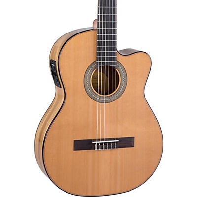 Lucero LC235SCE Acoustic-Electric Exotic Wood Classical Guitar