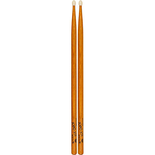 Los Cabos Drumsticks LCDB-RH Red Hickory Drum Sticks 5B Nylon