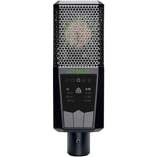 Lewitt Audio Microphones LCT 640 TS Multi-Pattern Large-Diaphragm Condenser Microphone with Shockmount Black