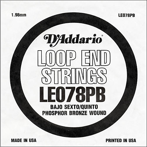 LE078PB Phosphor Bronze Wound Single String