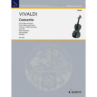 Schott L'Estro Armonico (RV 522) Schott Series Composed by Antonio Vivaldi Arranged by Tivadar Nachéz