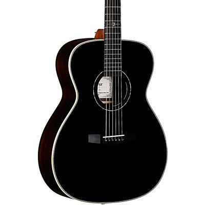 Alvarez LF70e Herringbone Laureate Series Folk-OM Acoustic-Electric Guitar