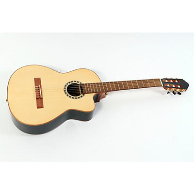 Lucero LFN200SCE Spruce/Rosewood Thinline Acoustic-Electric Classical Guitar
