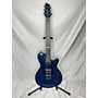 Used Godin LGX-SA Solid Body Electric Guitar Trans Blue