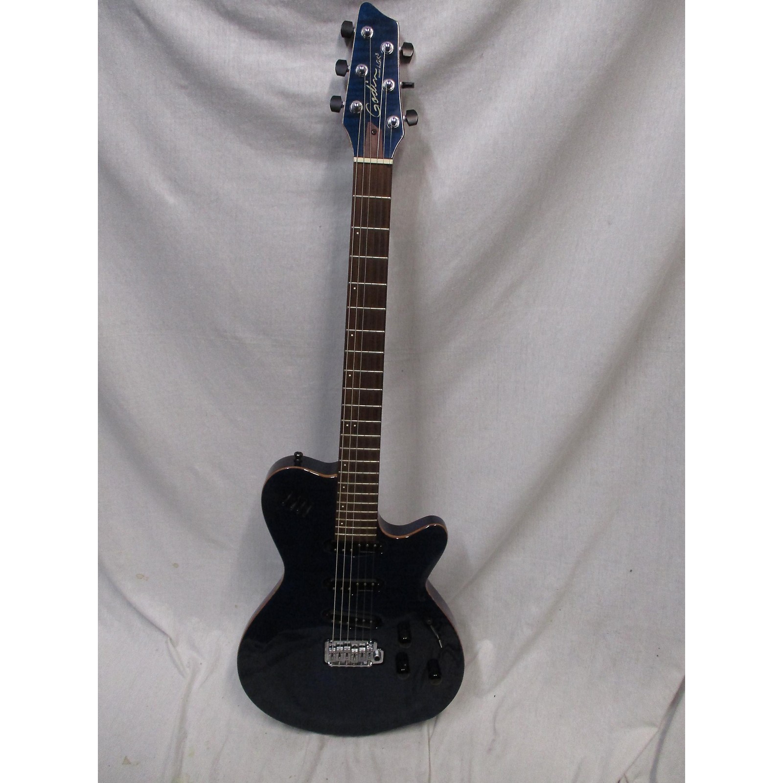 Used Godin LGX3 Solid Body Electric Guitar Blue Musician's Friend