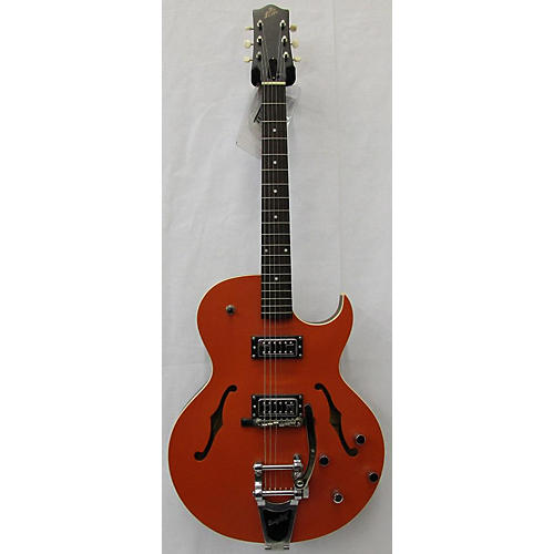 The Loar LH-306T-COR Hollow Body Electric Guitar Orange