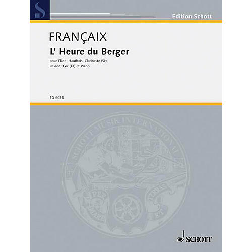 Schott L'Heure du berger (Set of Parts) Schott Series by Jean Françaix