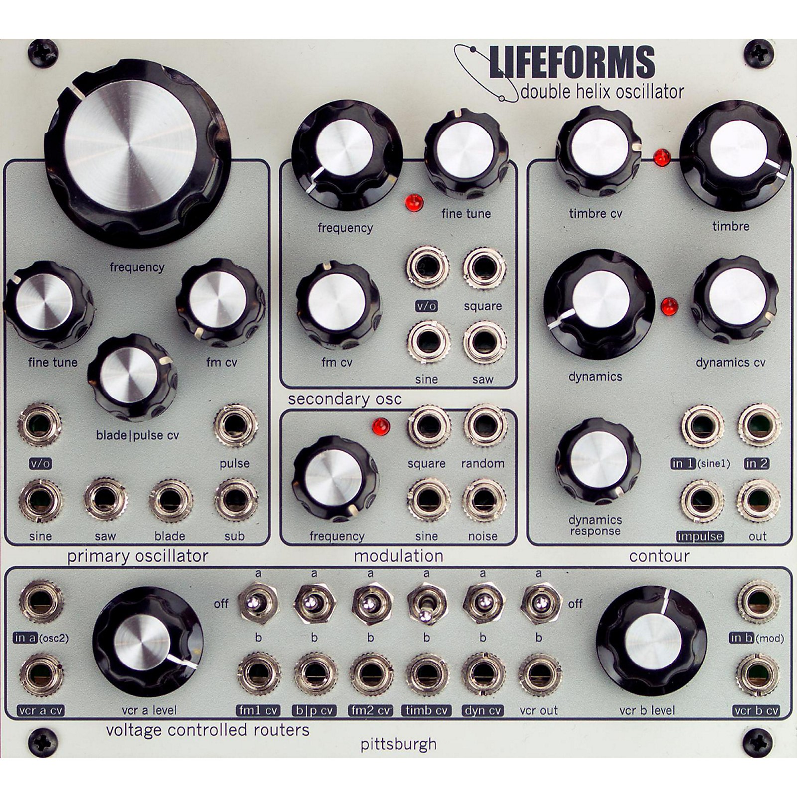 Pittsburgh Modular Synthesizers LIFEFORMS DOUBLE HELIX OSCILLATOR ...