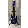 Used Ernie Ball Music Man LIII Solid Body Electric Guitar Blue Sparkle