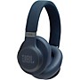 JBL LIVE 650BTNC Wireless Over-Ear Noise-Cancelling Headphones Blue