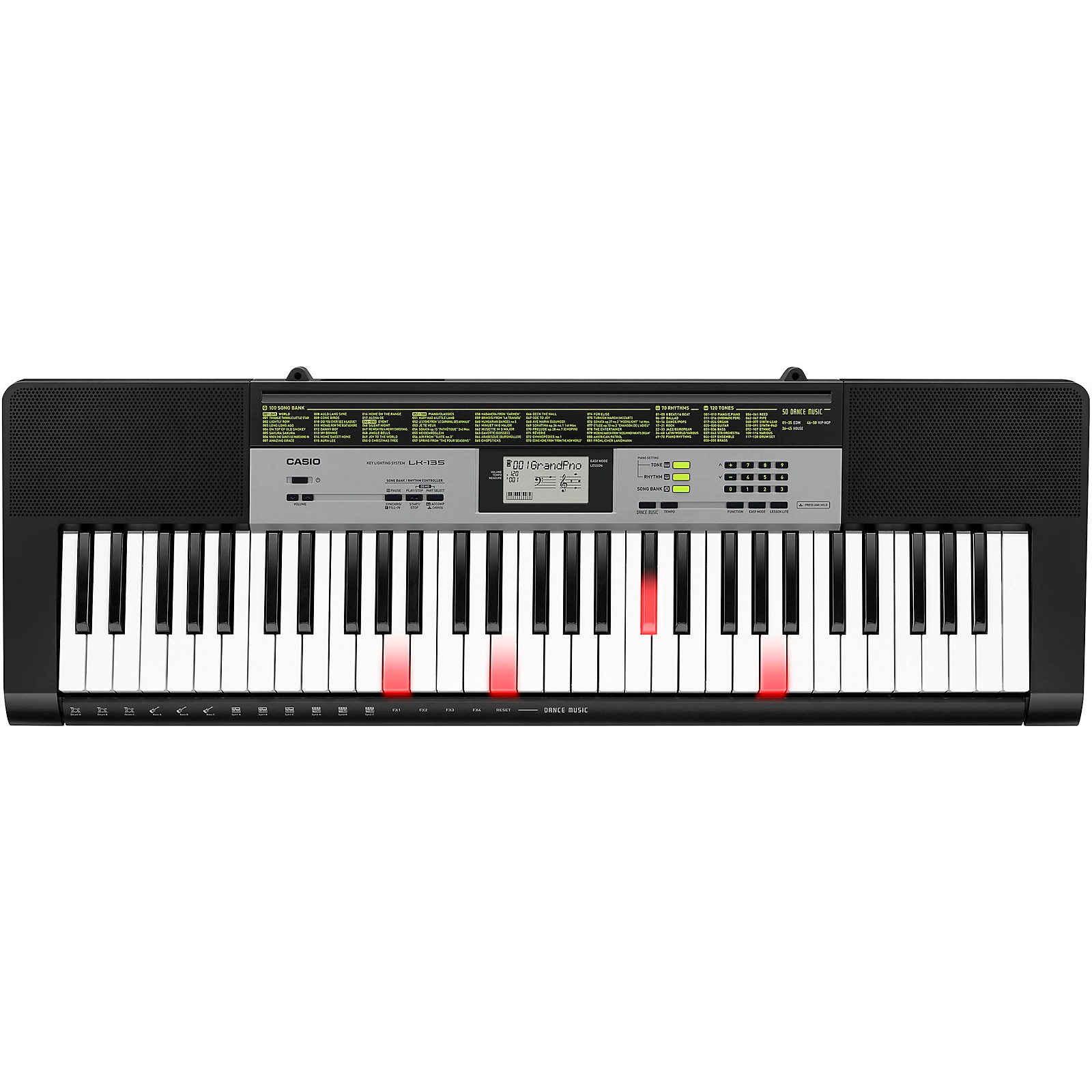 Casio LK-135 Light Up Key Portable Keyboard Black | Musician's Friend