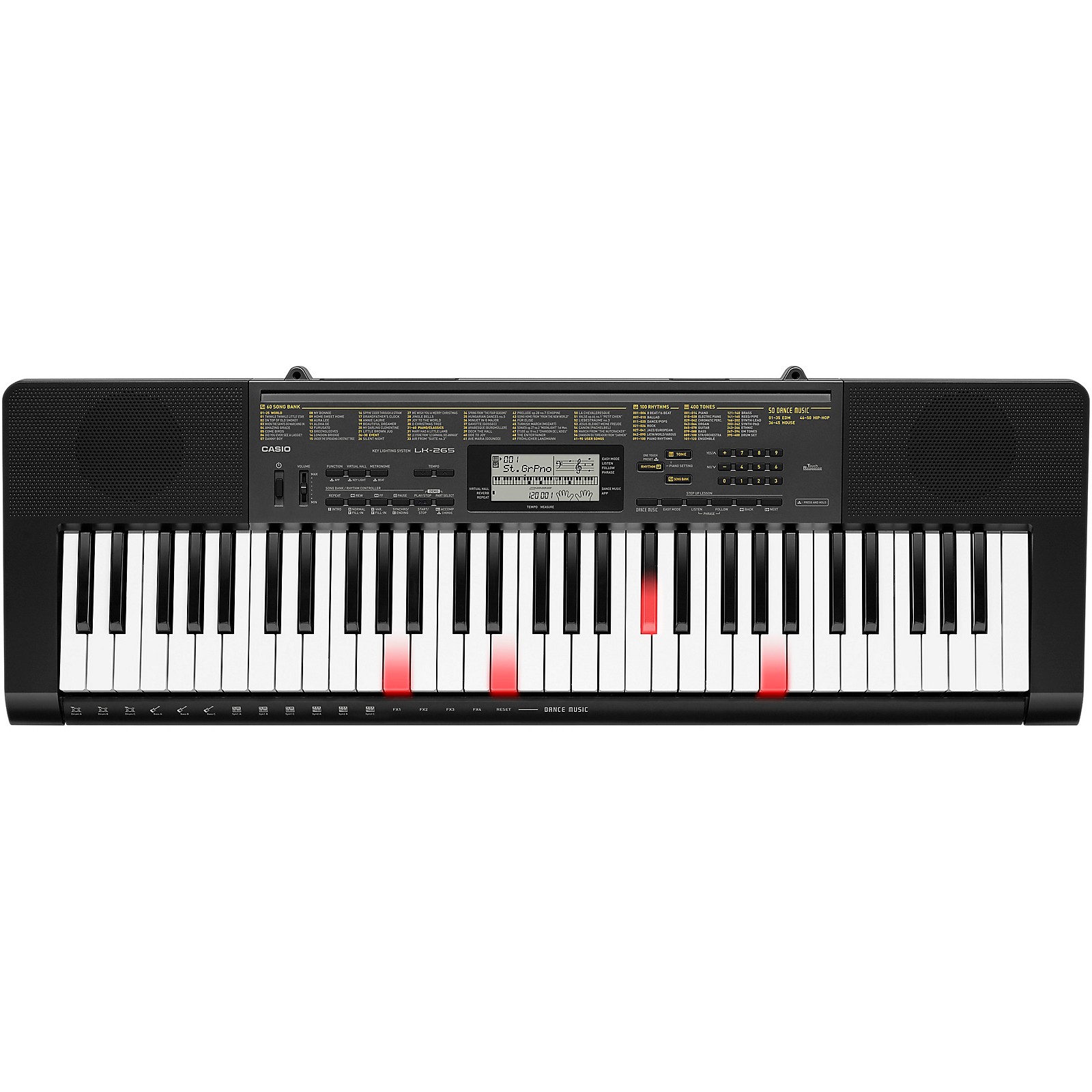 Casio LK-265 61-Key Portable Keyboard | Musician's Friend