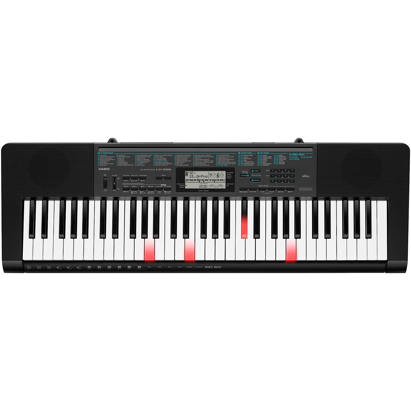 Casio LK-266 Lighted Key Portable Keyboard | Musician's Friend