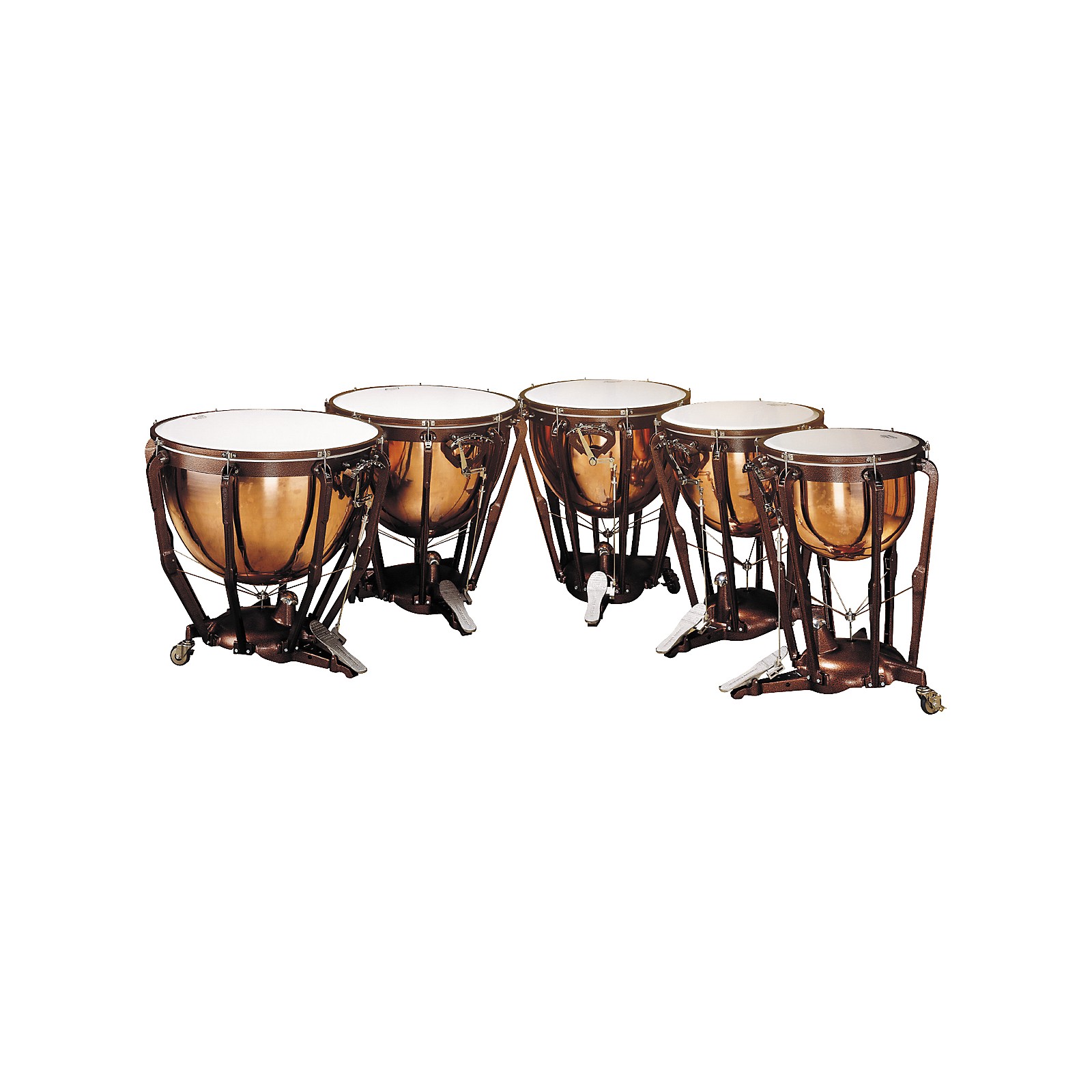 Ludwig LKP505PG Professional Polished Copper Timpani Set of 5 Musician's Friend