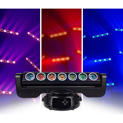 Blizzard LOOP Moving-head RGBW LED Linear Multi-beam Effect with LED Rings