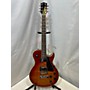 Used Crestwood LP Copy Solid Body Electric Guitar Cherry Sunburst