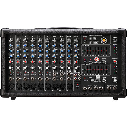 Harbinger Lv14 14-channel Analog Mixer With Bluetooth, Fx