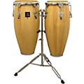 LP LPA646 Aspire Conga Set With Double Stand Dark WoodNatural