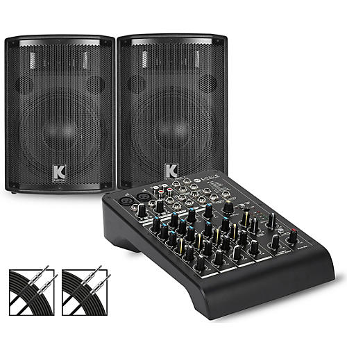 LPAD-6X Mixer and Kustom HiPAC Speakers