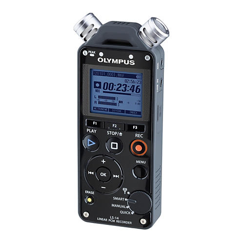 Olympus LS-14 Linear PCM Recorder Black | Musician's Friend