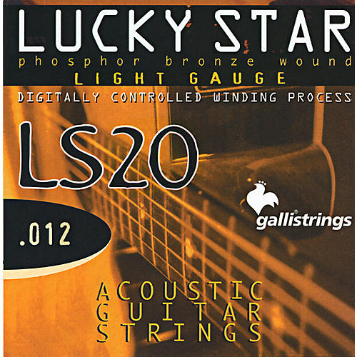 LS20 LUCKY STAR Phosphor Bronze Round Wound Light Acoustic Guitar Strings