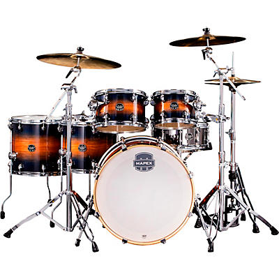 Mapex LT628S Armory Series 6-Piece Studioease Shell Pack Fast Toms With 22" Bass Drum