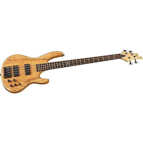 LTD B-414 Spalted Maple Electric Bass Guitar