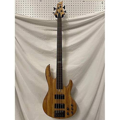 ESP LTD B204 Fretless Electric Bass Guitar Natural