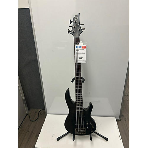 ESP LTD B205SM 5 String Electric Bass Guitar SEE THROUGH BLACK