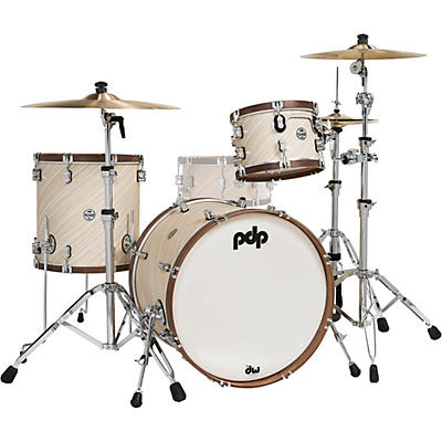 PDP LTD Concept Maple 3-Piece Shell Pack With Walnut Hoops