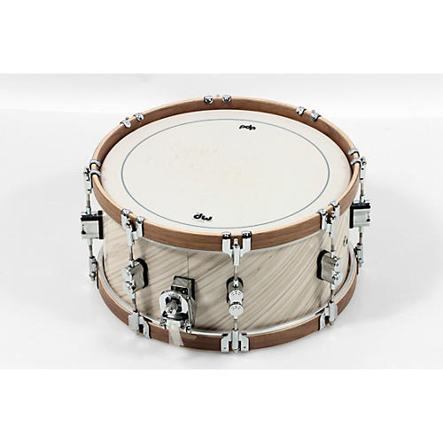 PDP LTD Concept Maple Snare Drum With Walnut Hoops Condition 3 - Scratch and Dent 14 x 6.5 in., Twisted Ivory 197881210489