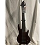Used ESP LTD D6 6 String Electric Bass Guitar Walnut