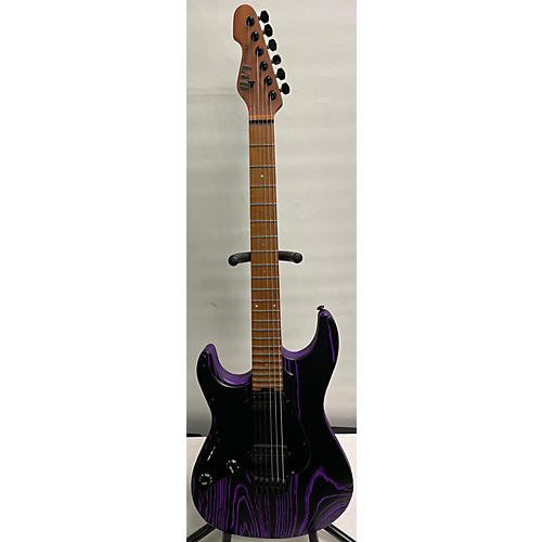 ESP LTD Deluxe SN1000 Left Handed Electric Guitar Purple Blast