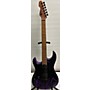 Used ESP LTD Deluxe SN1000 Left Handed Electric Guitar Purple Blast