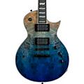 ESP LTD EC-1000 Burl Poplar Electric Guitar Condition 2 - Blemished Blue Natural Fade 197881153137Condition 1 - Mint Blue Natural Fade