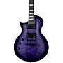 ESP LTD EC-1000 Quilted Maple Left-Handed Electric Guitar See Thru Purple