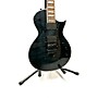 Used ESP LTD EC-1001FR Solid Body Electric Guitar SEE THRU BLACK