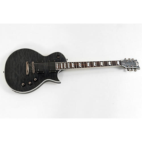 ESP LTD EC-401QM Electric Guitar Condition 3 - Scratch and Dent Satin See-Thru Black 197881042677